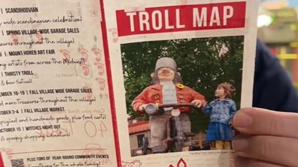 Visitors can visit all of the trolls with the help of a handy map. (Amazing America )
