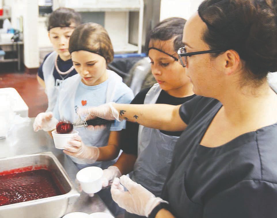 Student-created menus big hit at OES