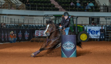 Rylee Jo Maryman and Heaven Help Me Fly barrel racing