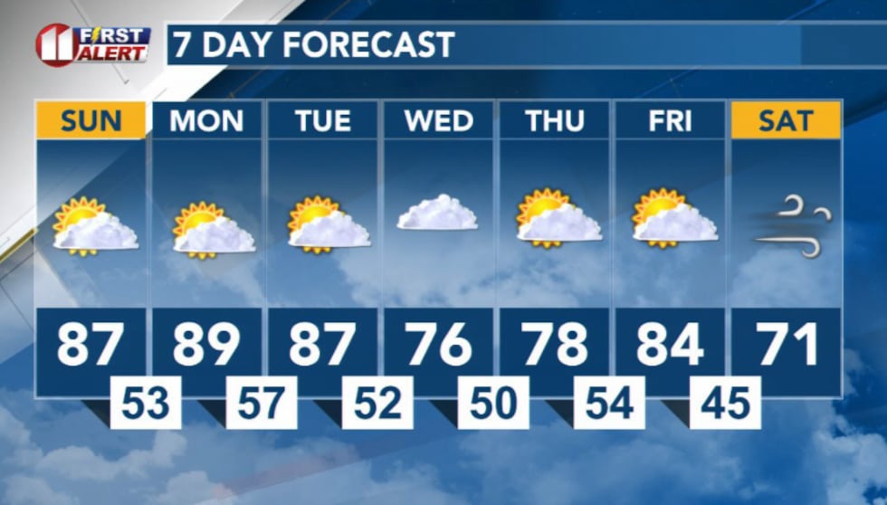 7 Day Forecast