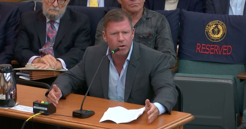 Taylor Sheridan testified before a Texas Senate committee in support of the state's film...