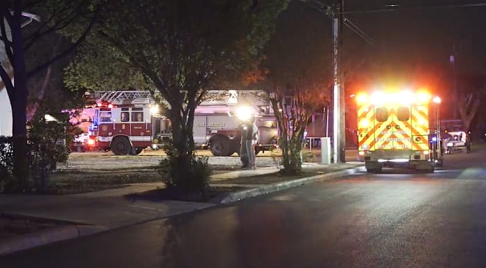 2 hospitalized after fire at North Side duplex, SAFD says