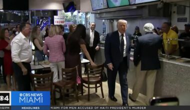 President Trump visits Doral’s El Paso restaurant, addresses local issues