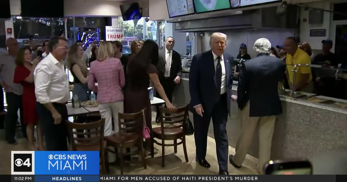 President Trump visits Doral’s El Paso restaurant, addresses local issues