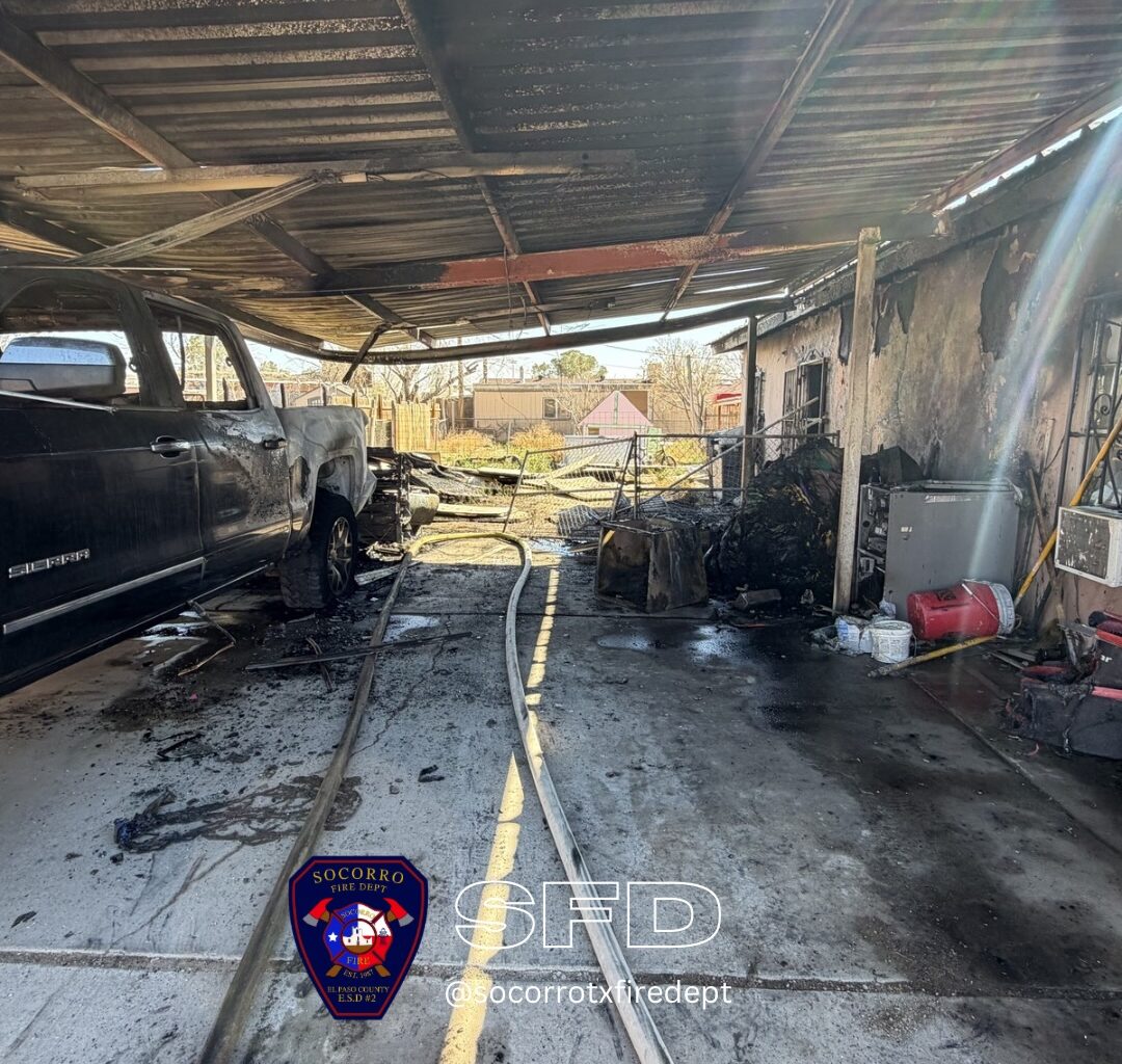 Multiple agencies put out structure fire in Socorro