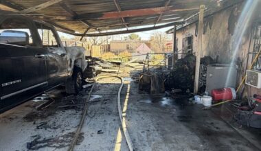 Multiple agencies put out structure fire in Socorro