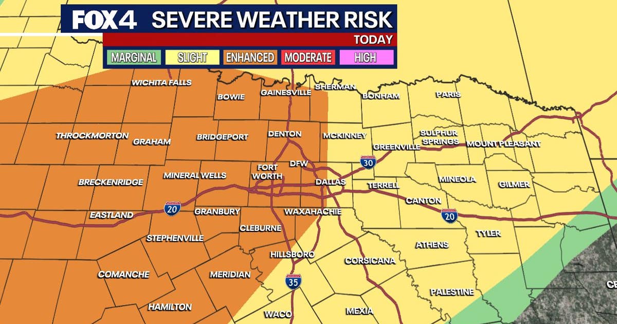 Dallas weather: Severe storms bring hail and tornado threats | See timing
