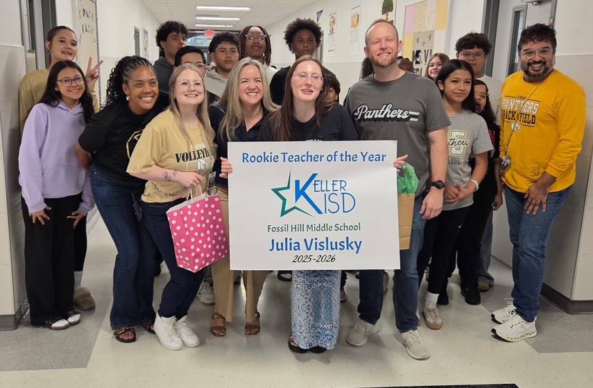 Teacher of the week: Keller ISD Fossil Hill Middle School's Julia Vislusky