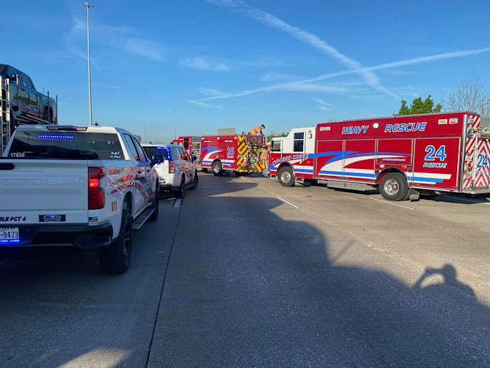 Major rollover crash causes delays on North Sam Houston Tollway near Gessner