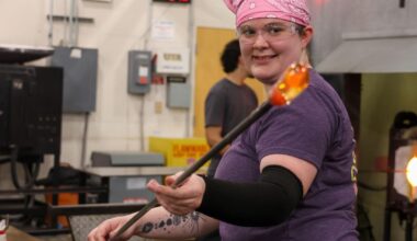Glassblowing students sculpt with heat and skill | News