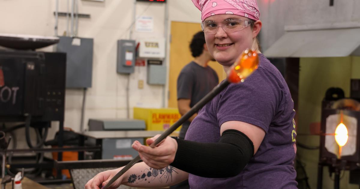 Glassblowing students sculpt with heat and skill | News