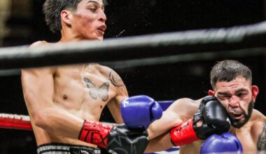 Photos: Professional boxers brawl in the ring at UTA | Multimedia