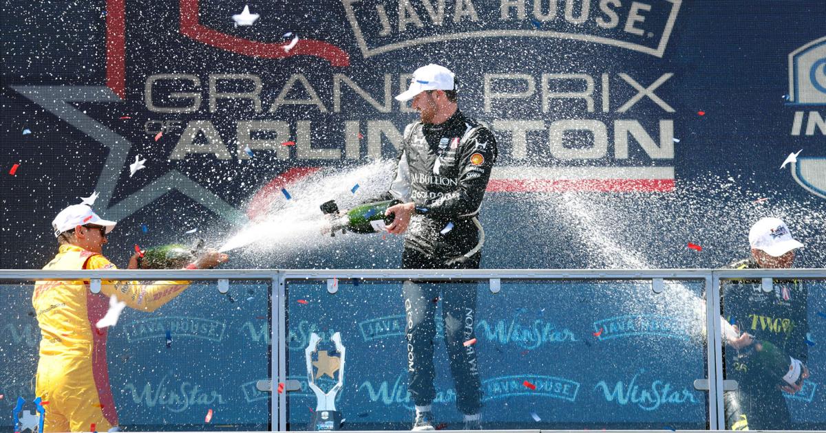 Kyle Kirkwood wins another IndyCar street race, this one to become first winner in Arlington | Sports