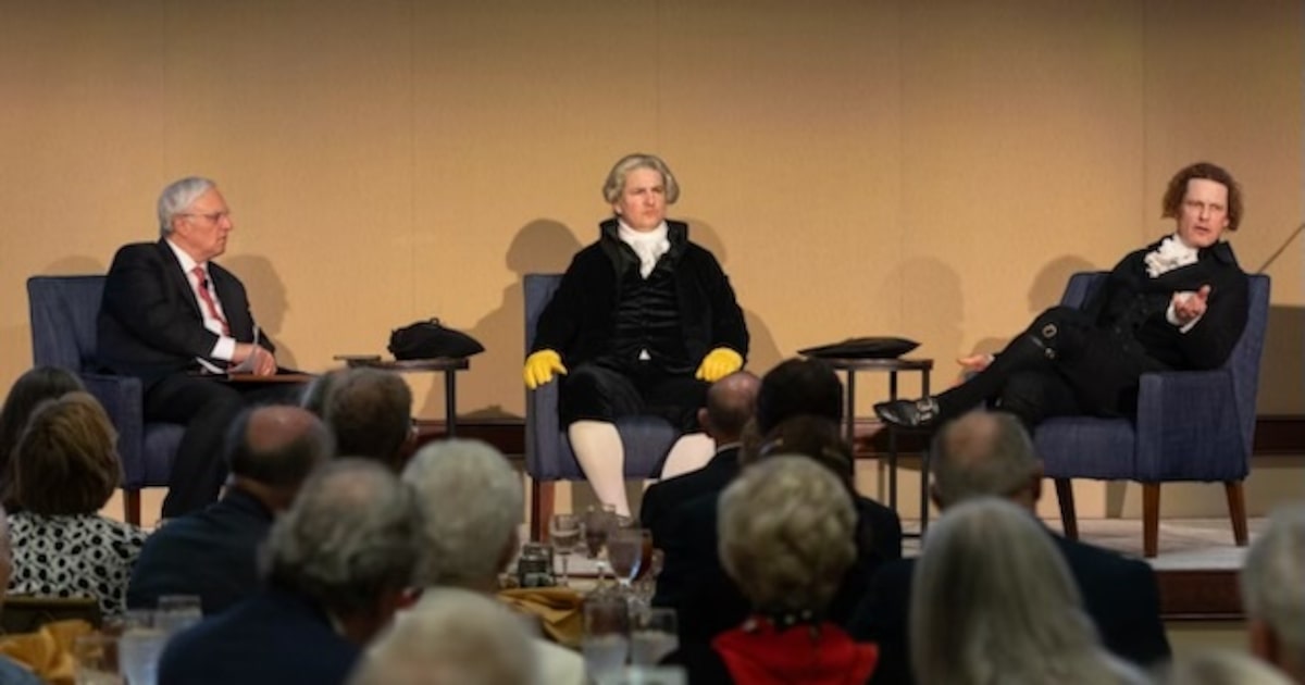 I interviewed George Washington and Thomas Jefferson in Dallas