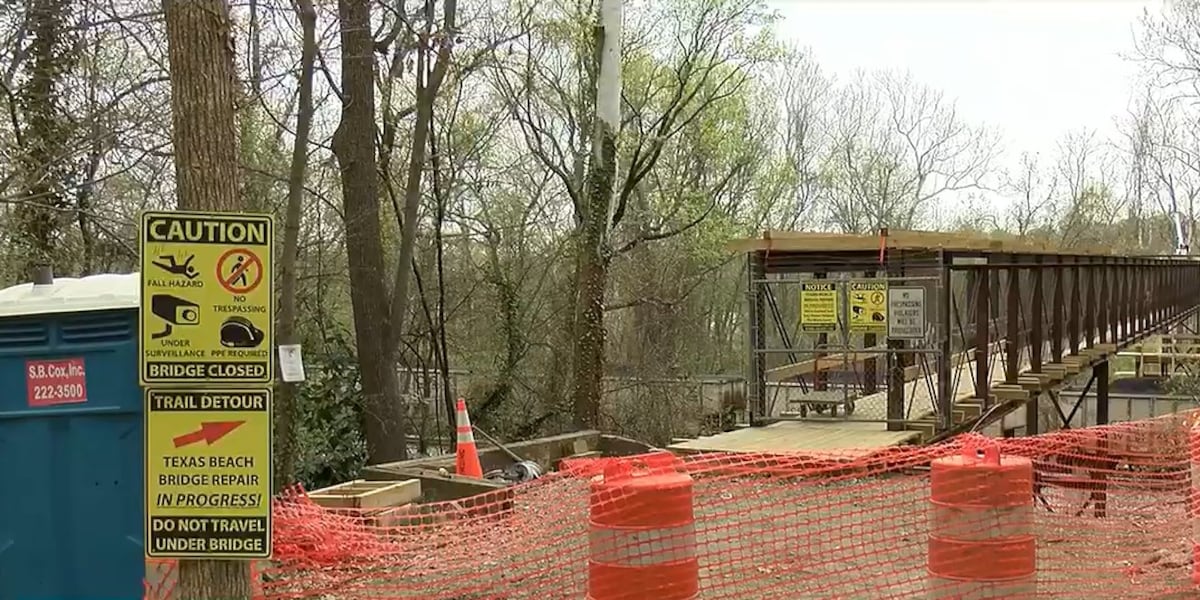 Texas Beach bridge to reopen by end of 2026 after four-year closure