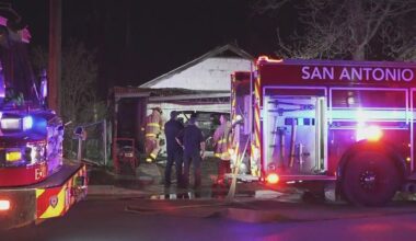 Fire tears through RV and garage on south side of San Antonio, resident escapes safely