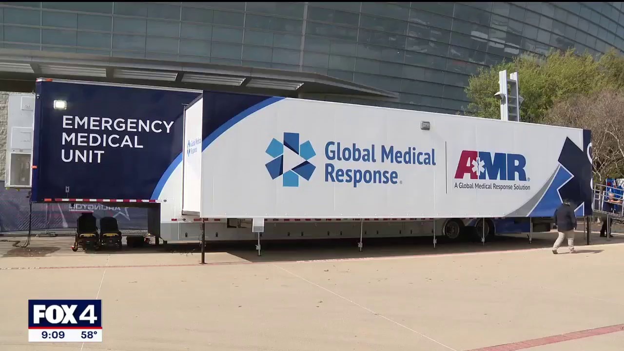 Full medical facility built for Arlington IndyCar race