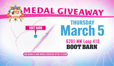 KSAT Medal giveaway with SA Live
