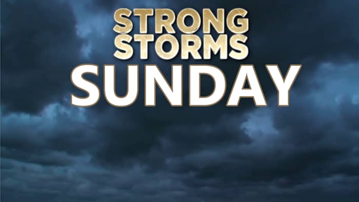 Check out when strong to severe storms fire off Sunday in Houston