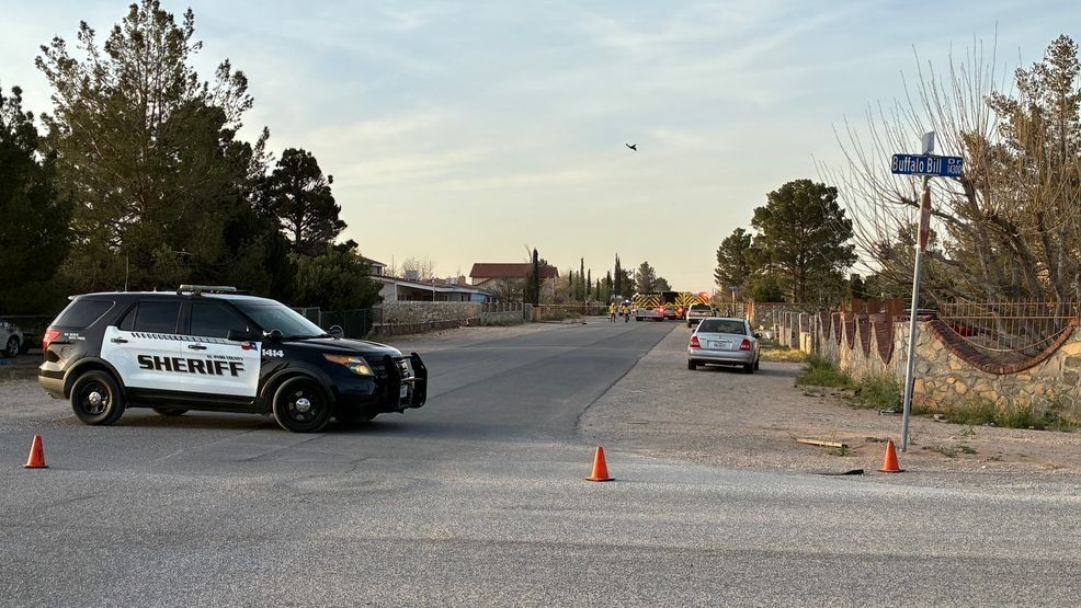 Montana Vista Fire Department crews, El Paso County sheriff’s deputies and Texas Gas Service responded to the scene. (KFOX14/ARC EL PASO){p}{/p}
