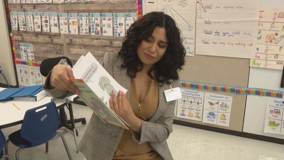 Morning Anchor Victoria Balderrama was Principal for the Day at Scotsdale Elementary. March 25, 2026. Credit: KFOX14/CBS4