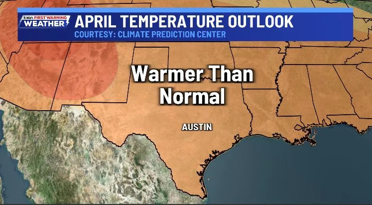 April Temperature Forecast (CPC)