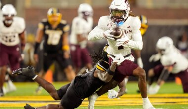 Highlights from Texas A&M's fifth spring practice on Saturday