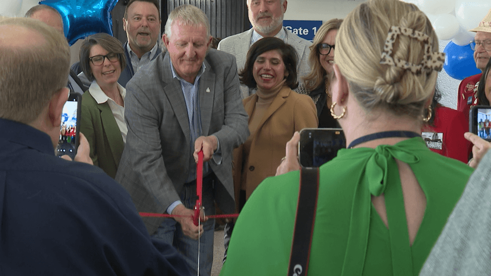 Abilene Regional Airport hosted a ribbon cutting ceremony on Tuesday morning (KTXS/Briannagh Dennehy).