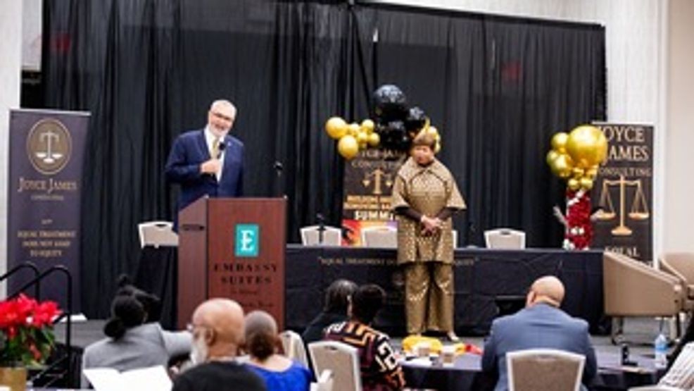 {p}Peterson reflected on the legacy of women in reform movements: “Well, you know, women have often been the architects of reform movements, even if their names weren’t in the history books or were minimized. Joyce James is a continuation of that legacy. This woman is a powerhouse right here in the city of Austin, Texas. One thing that I remember you said: ‘You can’t fix what you can’t see,’ and that’s what you did.”{/p}