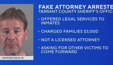 Man arrested in Tarrant County accused of posing as attorney