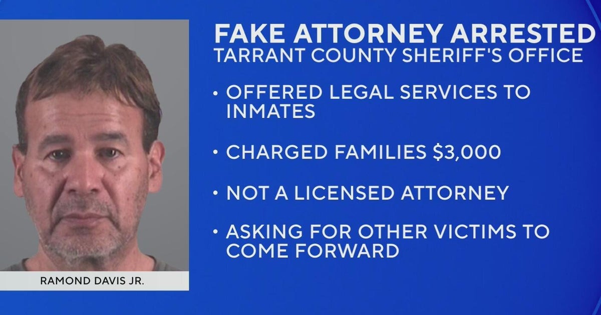 Man arrested in Tarrant County accused of posing as attorney