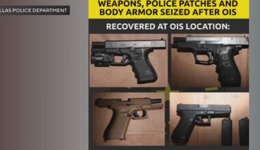 Dallas police release photos of weapons tied to man who posed as law enforcement