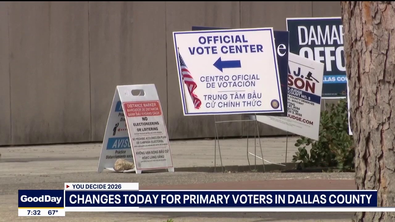 Why do Dems and Reps have different polling locations in Dallas?
