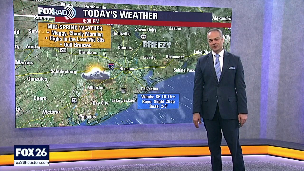 Houston weather forecast for Thursday, March 5