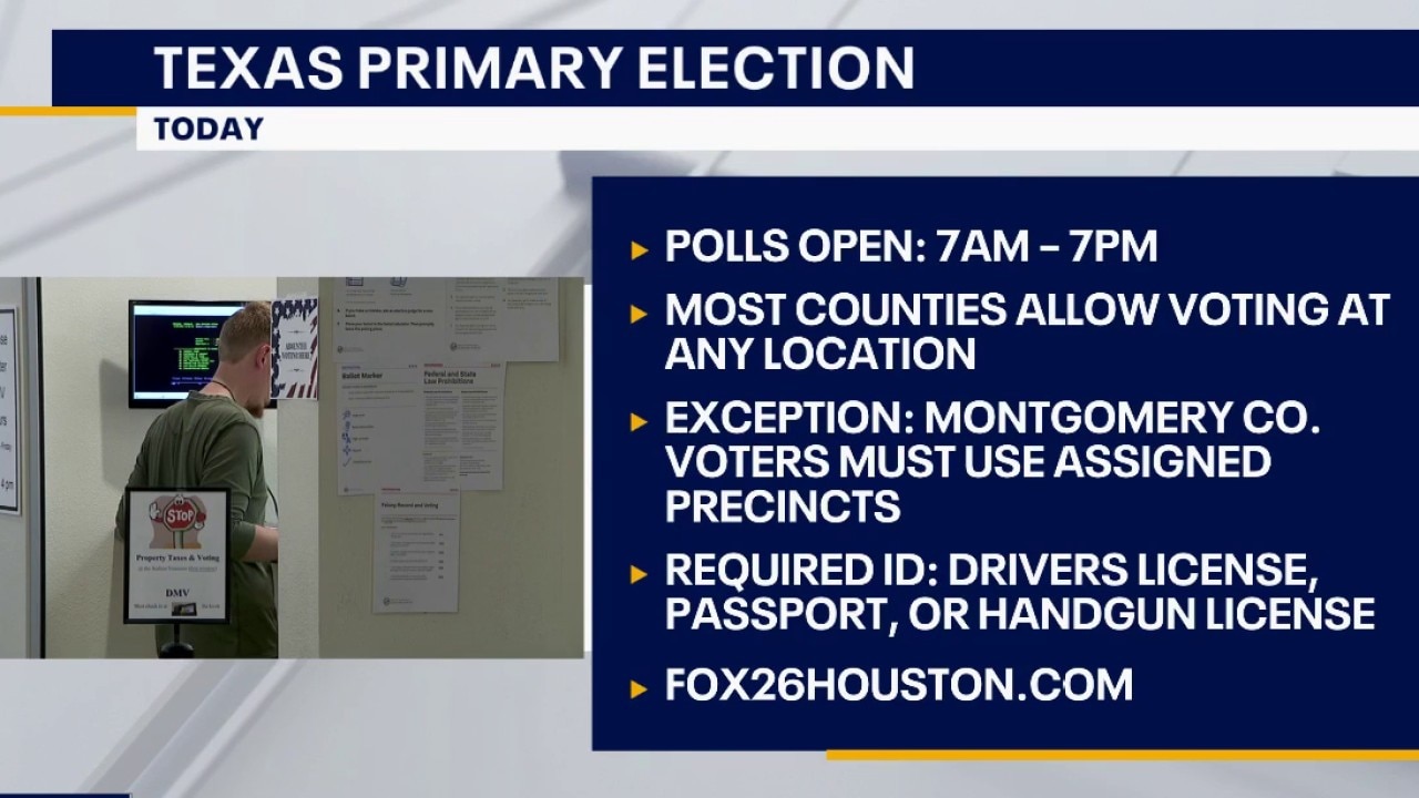 Today is Primary Election Day in Texas: What to know