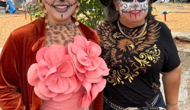 Two catrinas at Day of the Dead 2025
