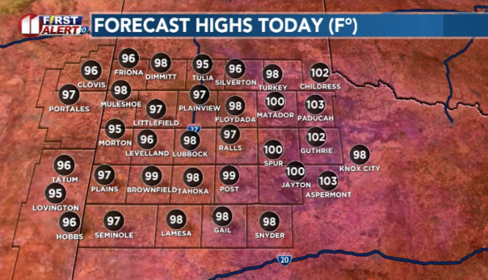 Near record highs today