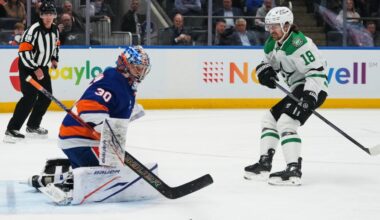 Dallas Stars fall 2-1 in game against playoff-chasing New York Islanders – NBC 5 Dallas-Fort Worth