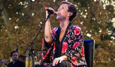 Alanis Morissette seen at One Love Malibu at King Gillette Ranch on Sunday, Dec. 2, 2018, in Calabasas, Calif. (Photo by Amy Harris/Invision/AP)