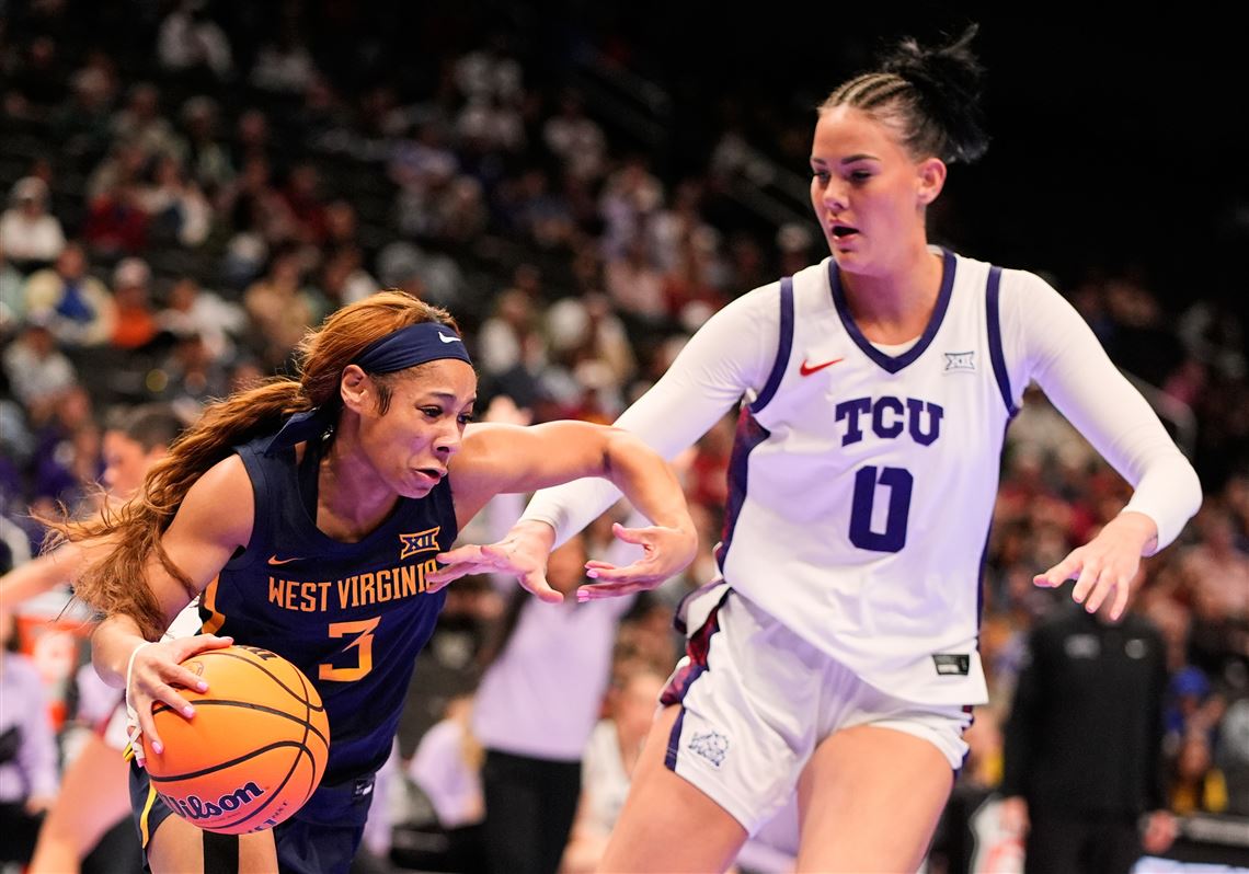Jordan Harrison helps West Virginia beat TCU for the women's Big 12 Tournament crown
