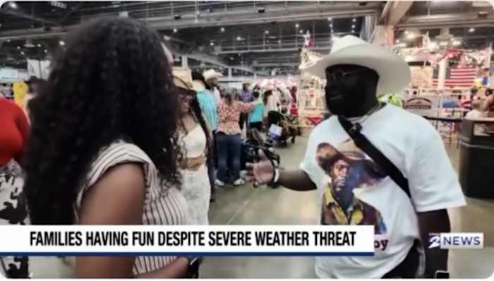 NO but rain and thunderstorms did.