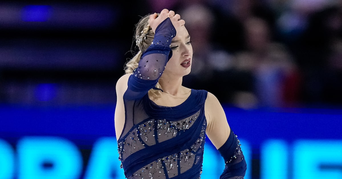 Plano's Amber Glenn still waiting for first world medal after stumble leads to sixth-place finish