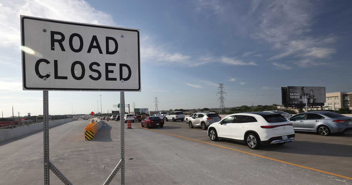 Interstate closures in Dallas, Denton counties starting this week