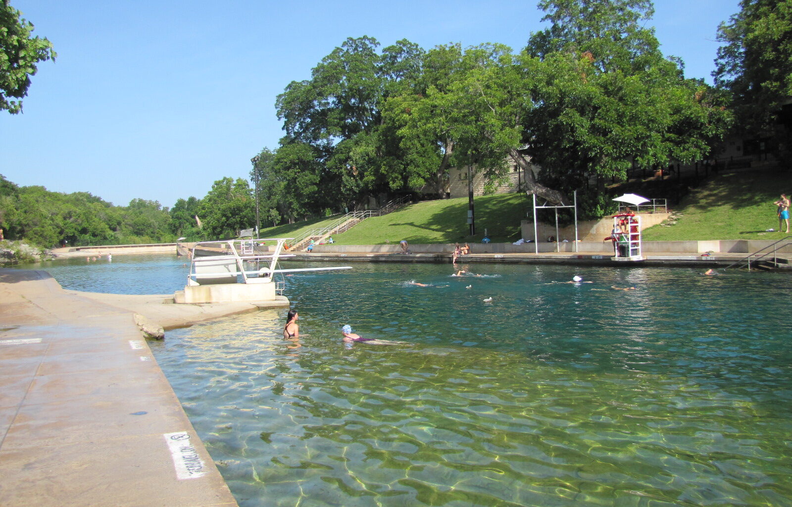 Barton Springs Pool, Zilker Park, Austin Parks and Recreation, Austin, TX