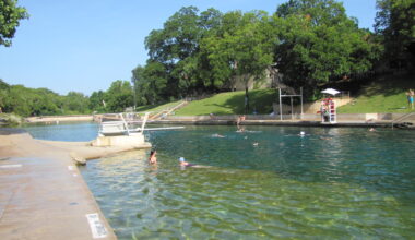 Barton Springs Pool, Zilker Park, Austin Parks and Recreation, Austin, TX