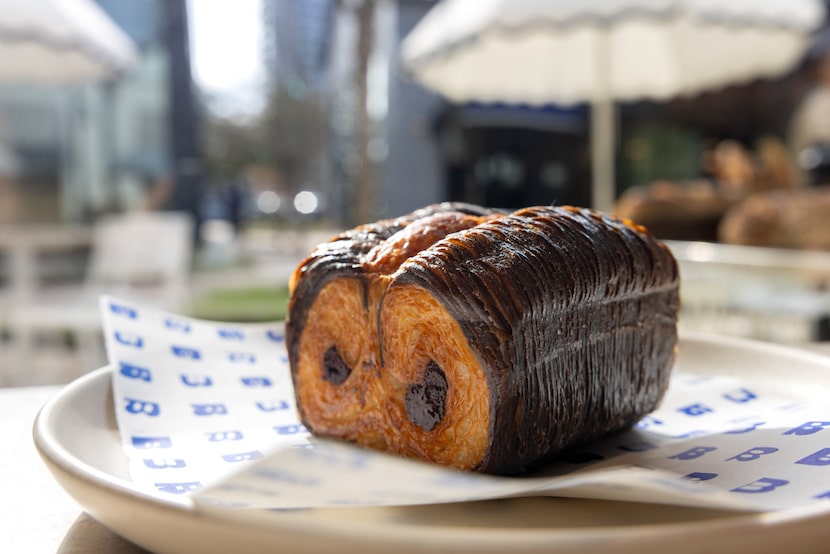 The chocolate croissants at The Bread Club come in the shape of a sideways B.