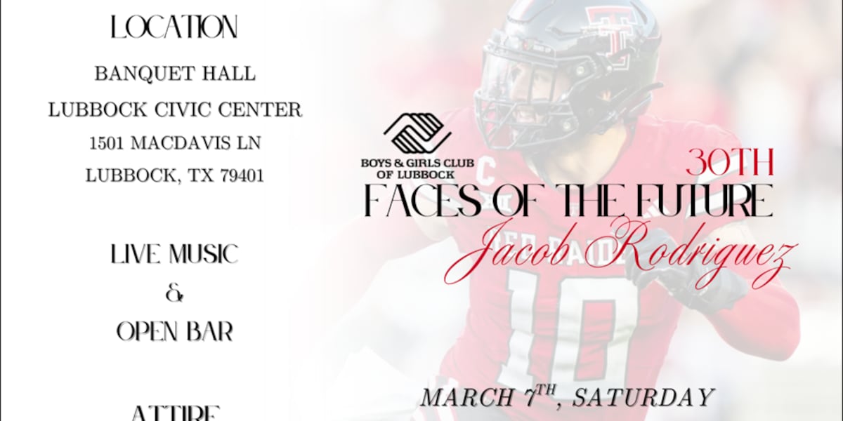 Boys & Girls Club of Lubbock to host 30th annual Faces of the Future Dinner