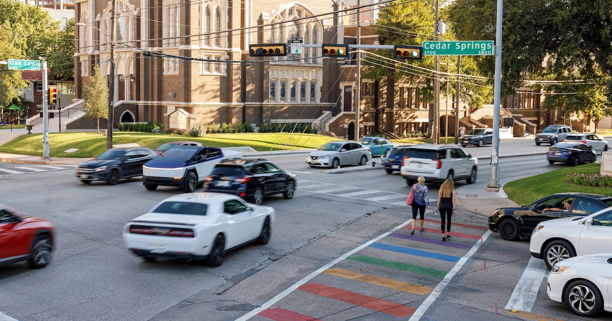 Dallas’ first rainbow crosswalk to be removed, not over state ban but roadwork