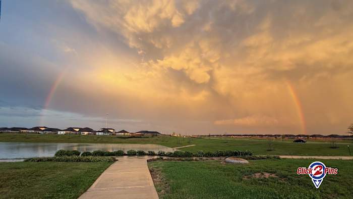 The science of a perfect rainbow in Houston area