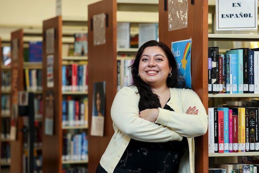 Working at the library feels personal for Nadia Ysasi, branch manager at the Martin Luther...